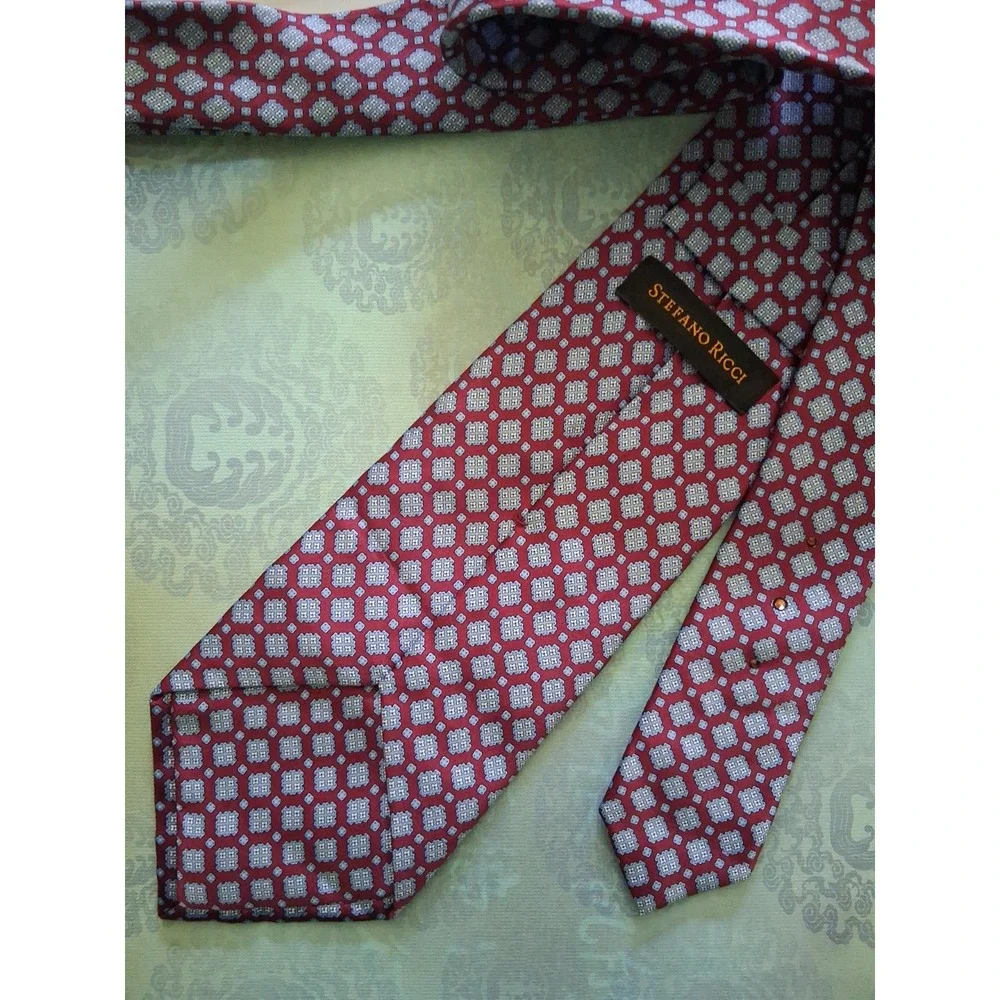 Stefano Ricci Swarovski Silk Men's Necktie W 4